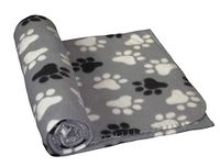 Nobby Fleece plaid Pippa Classic grijs 50 x 75 cm