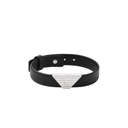 Emporio Armani EGS2985040 Logo Essentials Armband Zwart