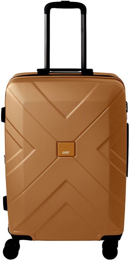 Oistr Napoli Spinner 64 cm - Uitbreidbaar 69/81 liter - 64x45x25.5 cm - ochre yellow