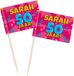 Paper dreams Cocktail picks - Sarah cartoon
