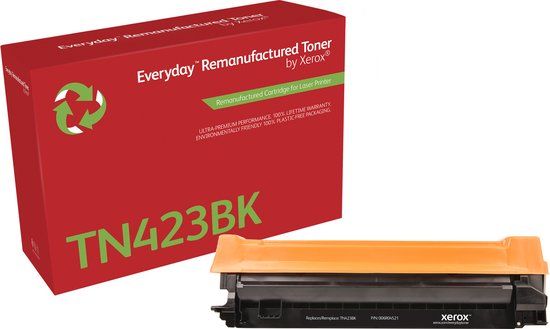 Xerox Compatible Tonercartridge Zwart (alternatief voor Brother TN-423BK)