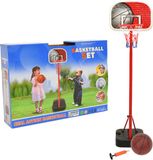 vidaXL Basketbalset - draagbaar - verstelbaar - 138,5-166 cm