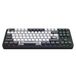Dark Project Aluminium Bushido (US English) [ANSI] - Mechanisch gamingtoetsenbord, USB-bedraad, RGB, G3MS maansteen, hotswappable, ingevette stabilisatoren, aluminium TKL, zwart/wit