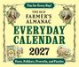 The Old Farmer's Almanac The 2027 Old Farmer's Almanac Everyday Box Calendar