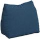 vidaXL Coussin de dossier Bleu Tissu 45 x 35 x 20 cm