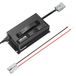 VEVOR Chargeur de batterie lithium LiFePO4 intelligent 36 V 18 A 43,8 V CA CC avec connecteur Anderson, indicateur LED, activation 0 V, chargeur pour batteries décharge profonde pour bateaux camping-cars