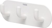Tiger Handdoekhaak Rack Rondo Zelfklevend 3 Haken Wit