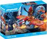 PLAYMOBIL Super Heroes Super-héros avec drone contre ninja, 71833
