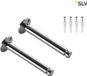 SLV pièce de montage de lampe, inverseur de plafond, système de câblage LV, chrome, 2 pièces