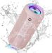 Ortizan Bluetooth-luidspreker, Bluetooth-box met LED-licht, draagbare mini muziekbox met handsfree-functie, IPX7 waterbescherming en 360° surround sound, draadloze buitenluidspreker met AUX, TF