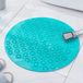 OEM Holland Connections Douchemat Ronde badmat PVC badmat Antislip douchemat Vacuüm douchemat Douchemat met drainagegaten Machinewasbaar (55 x 55 cm, groen)