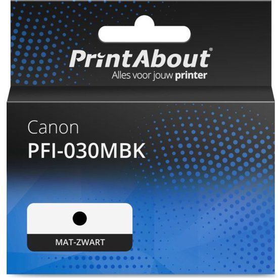 PrintAbout Ink Cartridge PFI-030MBK Matte Black Compatible with Canon