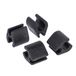 XLC Uniseks kabelclip voor volwassenen, 2500361021, zwart, 2,5 mm