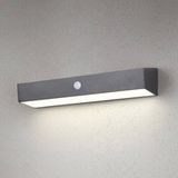 RL LIVE YOUR LIGHT REALITY SILVES - Wandlamp - Zwart - incl. 1x SMD 6 W - Bewegingssensor - Schemersensor - USB-aansluiting - Helderheid instelbaar - Oplaadbaar - Zonne-energie - Bewegingssensor en orientatielicht - Hybrid Solar - oplaadbaar - Buitenverlichting - IP44