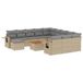vidaXL 13-delige Loungeset met Kussens, Poly Rattan, Gemengd Beige
