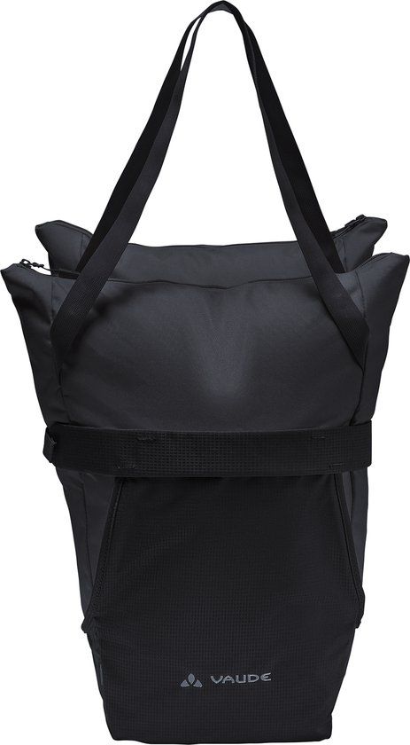 Vaude Twinshopper Fietstas - Zwart - 44L - Waterdicht - Enkele fietstas