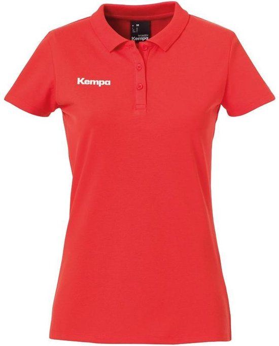 Kempa Poloshirt Dames Rood Maat S