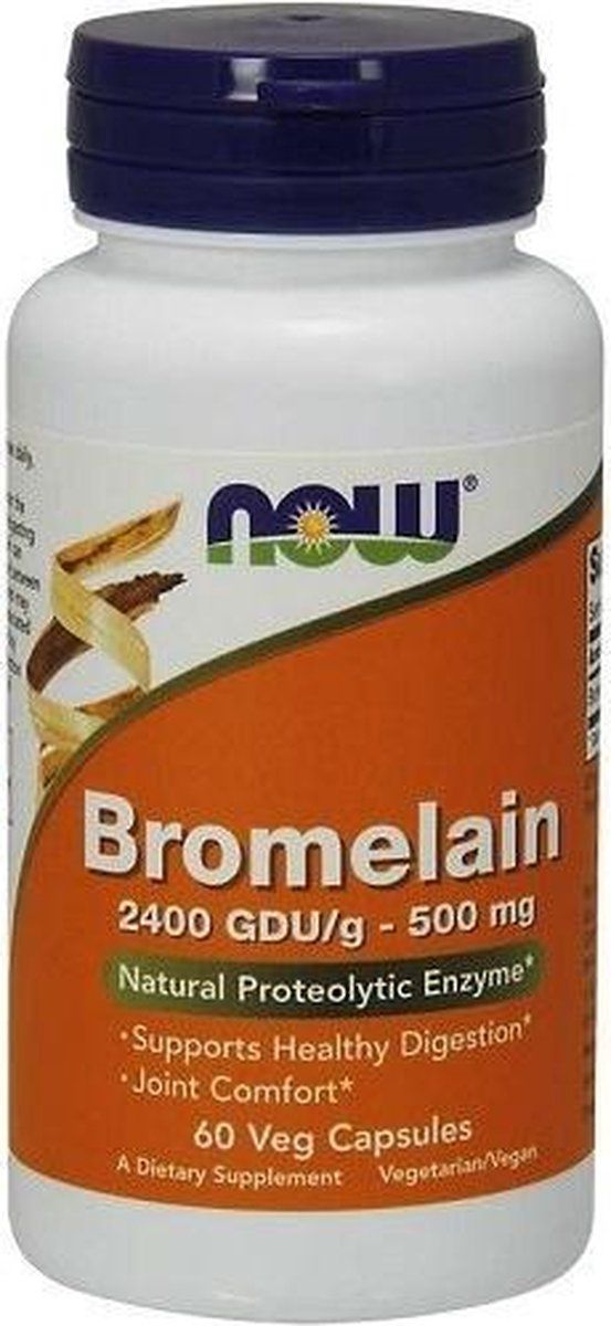 NOW Bromelina 2400 Gdu 60 Vcaps