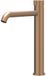 IVY Tribe Wastafelkraan - Verhoogd Model L - Geborsteld RVS 316 Mat Koper PVD