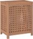 vidaXL Wasmand 50x35x60 cm teck massief hout