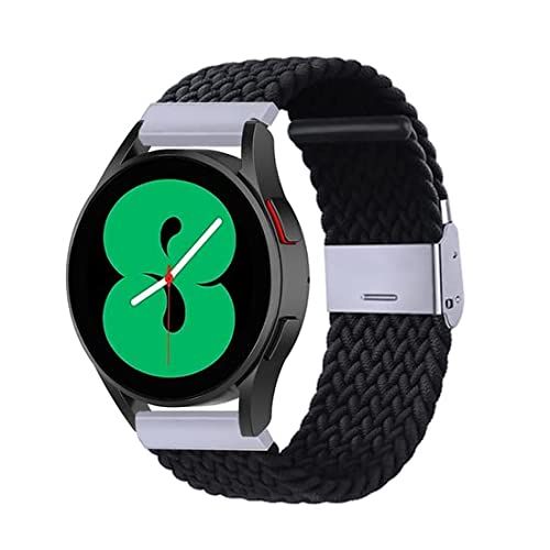 By Qubix Qubix Braided Bandje Zwart voor Garmin Vivoactive 3 - 20mm