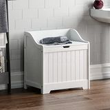 Home Discount Priano badkamerkast, kledingkast, wasmand, hout, wit - 5056107102036