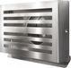 Weckx Beta Overdruk Ventilatierooster 12.5 cm Geborsteld RVS