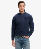 Superdry Vintage Athletic Tonal Crew Sweatshirt Lauren Navy