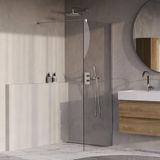 Brauer Oblivion - Inloopdouche - Helder Glas - 80 x 200 cm - incl. Glascoating - Chroom
