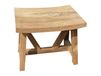 AVH-Collectie Stool voetenbank teak