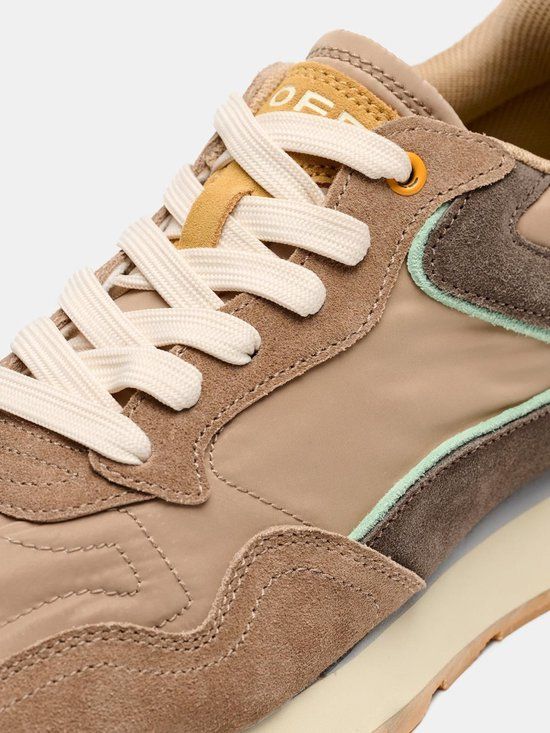 Hoff City Chroma Camel Nubuck Sneakers - Dames - Maat 40