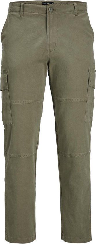 JACK & JONES JUNIOR JPSTKANE JJHARLOW CARGO NOOS JNR Jongens Broek - Maat 176 - Dusty Olive