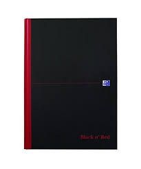 Oxford 400047607 Schrijfblokken & schriften Zwart, Rood
