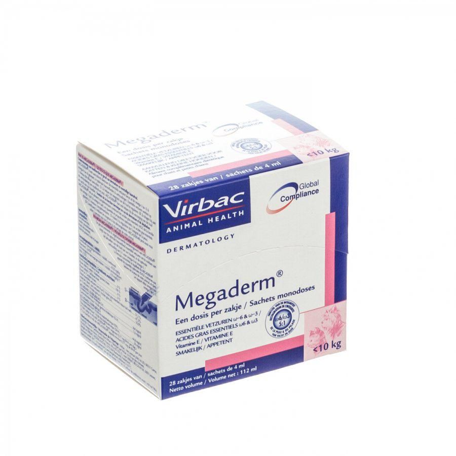 VIRBAC Megaderm hond & kat Unidosis 28x4ml