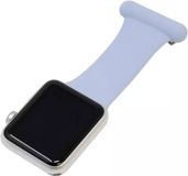Strap-it verpleegkundige band - lichtblauw - Geschikt voor Apple Watch - 42/44/45mm