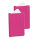 Merkloos / Sans marque Notitieboekje met harde kaft en elastiek - 2x - roze - 9 x 14 cm - 100 blanco paginas