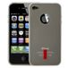 Logotrans 4G-serie siliconen beschermhoes voor Apple iPhone 4, transparant