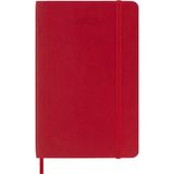 Moleskine 2026 Agenda - Wekelijks - Pocket - Zachte Kaft - Rood