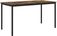 vidaXL Bartafel Bewerkt Hout Rechthoekig