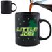 Little Jedi Magische mok met warmteverandering, 325 ml, incl. geschenkdoos voor thee, koffie, kantoor, thuis