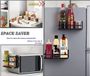 Sans marque Étagère à épices magnétique pour réfrigérateur - Organiseur gain de place pour cuisine - 2 pièces