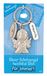 Depesche 7518-003 beschermengel sleutelhanger van metaal, geluksbrenger met engel, sleutelring en liefdevolle boodschap, om cadeau te geven aan familieleden, vrienden en kennissen, zilver