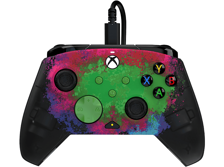 PDP Gaming Rematch Wired Controller - Space Dust Glow In The Dark Xbox Series X