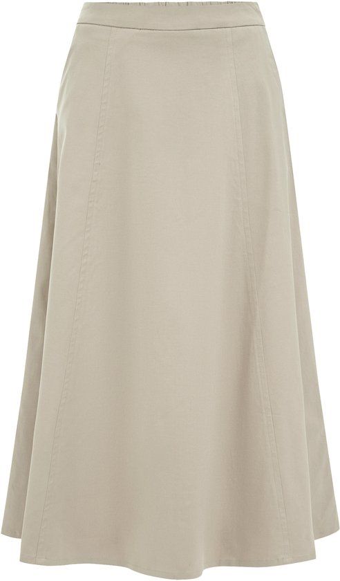 WE Fashion Dames midi rok Greige M