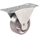 Shepherd Hardware 9182 2-inch gietijzer stijve plaat Caster, 56,7 kg laadvermogen