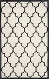 Safavieh Trellis vloerkleed, Cambridge collectie, CAM134, ivoor & zwart, 183 x 274 cm