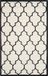 Safavieh Trellis vloerkleed, Cambridge collectie, CAM134, ivoor & zwart, 183 x 274 cm