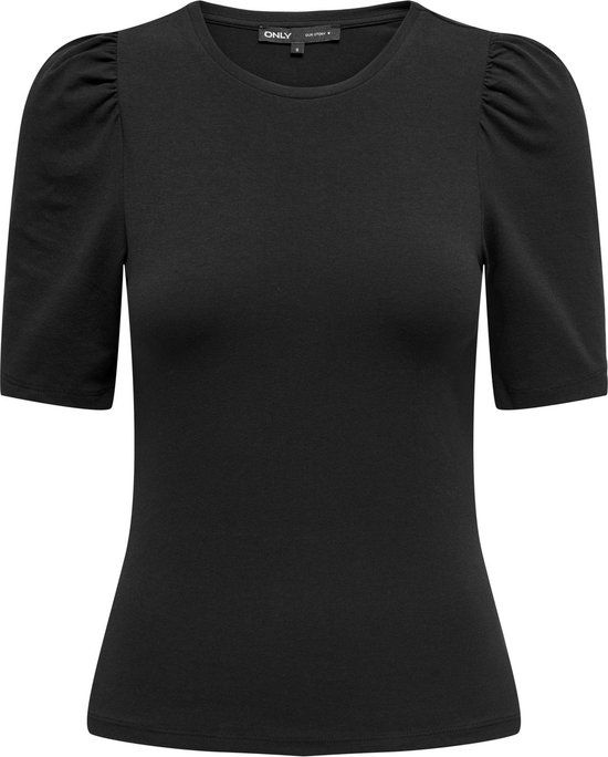 ONLY ONLLIVE LOVE 2/4 PUFFTOP JRS NOOS Women's Top - Black - Size L