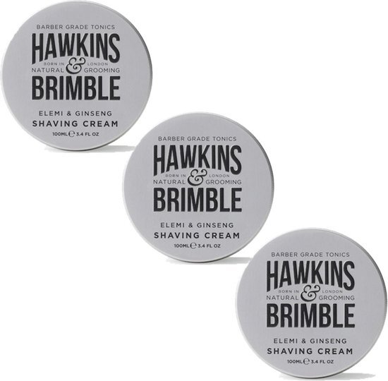 Hawkins & Brimble - Shaving Cream - 3 Pak