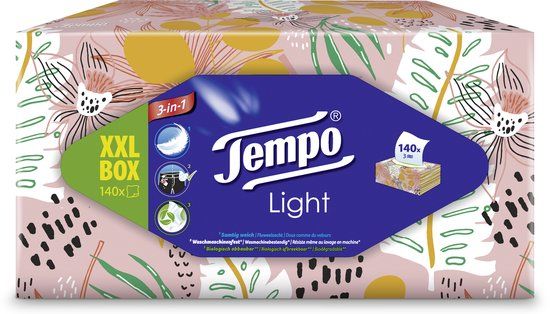 Tempo XXL Light tissues - Voordeelbox - 1120 tissues